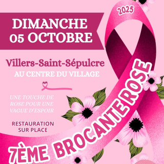 7ème BROCANTE ROSE à VILLERS St SÉPULCRE