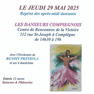 APRÈS-MIDI DANSANT à COMPIÈGNE