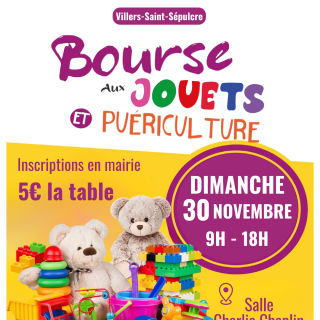 BOURSE AUX JOUETS et PUÉRICULTURE