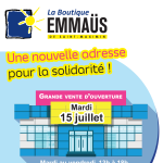 OUVERTURE BOUTIQUE EMMAÜS