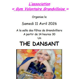 THÉ DANSANT à GRANDVILLIERS